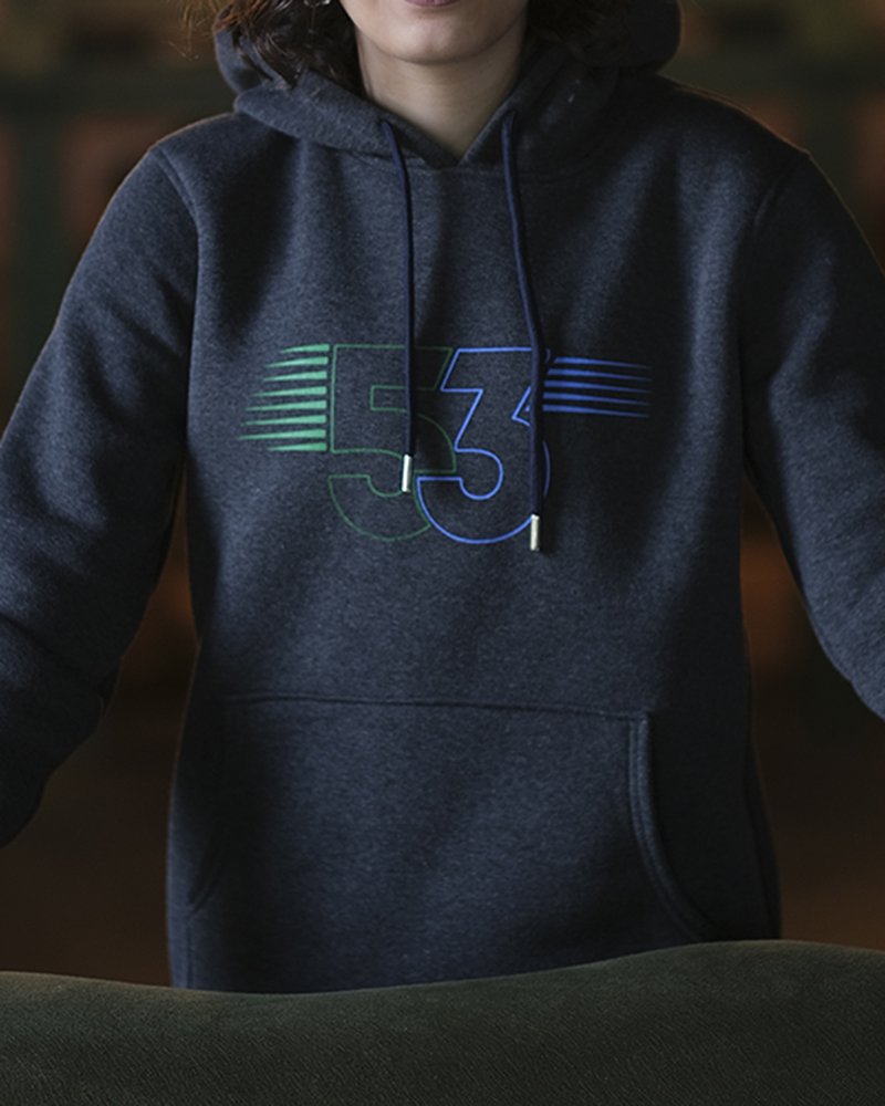 53 Mapavri Kapüşonlu Antrasit Sweatshirt