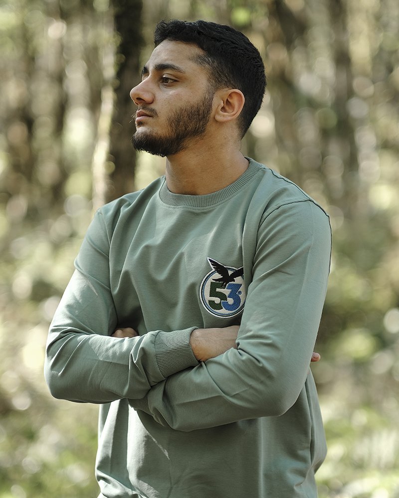 53 Atmaca Armalı Mint Sweatshirt