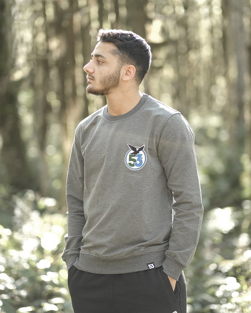 53 Atmaca Armalı Antrasit Sweatshirt